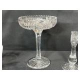 Collection of Vintage Cut Glass Crystal Serving and Tableware Pieces