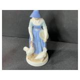 Collection of Vintage Figurines and Art Glass Including Florida Glass, Etched Pink Glass, and Crystal Paperweights