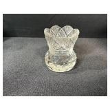 Crystal and Cut Glass Tableware Collection Including Goblets, Tumblers, and Vases