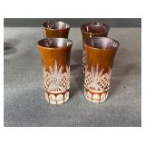 Crystal and Cut Glass Tableware Collection Including Goblets, Tumblers, and Vases