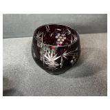 Crystal and Cut Glass Tableware Collection Including Goblets, Tumblers, and Vases