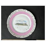 Collection of Vintage Porcelain Cups, Saucers, and Decorative Plates