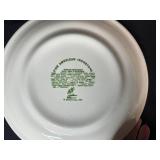 Collection of Vintage Souvenir Plates Featuring US States and Canada