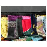 Collection of Assorted Vintage and Modern Scarves