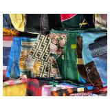 Collection of Assorted Vintage and Modern Scarves