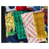 Collection of Assorted Vintage and Modern Scarves