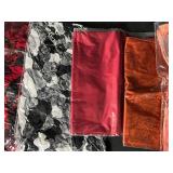 Set of Assorted Scarves and Shawls Including Pashmina Style