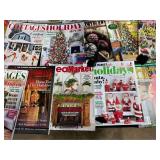 Holiday and Christmas Magazine Collection Featuring Victoria, Country Living, Southern Living and More