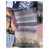 Collection of Woven Table Runners and Small Decorative Rugs