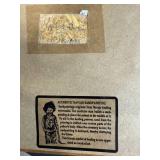 Native American Art and Vintage Collectibles Lot: Sand Art, Kachina Dolls, Ashtray, Old View-Master Reels, Stereoscope