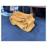 Native American Art and Vintage Collectibles Lot: Sand Art, Kachina Dolls, Ashtray, Old View-Master Reels, Stereoscope