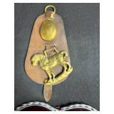 Native American-Inspired Decor Collection with Pottery, Basket, Gourd, and Brass Plate