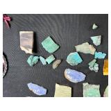 Native American-Inspired Decor Collection with Pottery, Basket, Gourd, and Brass Plate