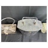 Set of 6 Vintage Lucite Handbags and Purses Assorted Styles