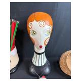 Collection of Vintage Sewing Items and Decorative Accessories