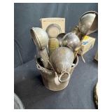 Vintage Ice Cream Collectibles Lot with Scoops, Tubs, and Plates