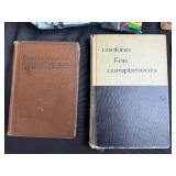 Vintage Dairy Bottles, Framed Needlework, and Old Cookbooks Collection