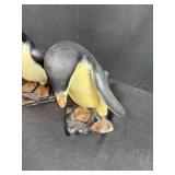 Set of 3 Cast Iron Penguin Figurines