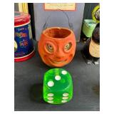 Eclectic Vintage and Collectible Decor Lot Including Cat Figurines, Game, and Artwork