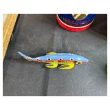 Eclectic Vintage and Collectible Decor Lot Including Cat Figurines, Game, and Artwork