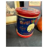 Eclectic Vintage and Collectible Decor Lot Including Cat Figurines, Game, and Artwork