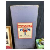 Eclectic Vintage and Collectible Decor Lot Including Cat Figurines, Game, and Artwork