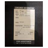 China Cabinet with Glass Doors and Cherry Solids Veneers 57in x 15in x 79in