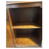 China Cabinet with Glass Doors and Cherry Solids Veneers 57in x 15in x 79in