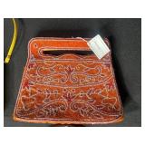 Set of 4 Unique Handbags Including Beaded, Knit, and Printed Styles