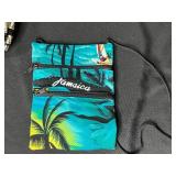 Collection of 3 Handbags: Woven Shoulder Bag, Jamaica Pouch, and Vintage Funspree Basket Purse