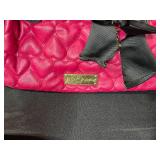 Collection of 3 Designer Handbags Including Betsey Johnson, Louis Vuitton (no tags or lining), and Crocodile Pattern Purse