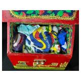 Collection of 4 Vintage Handbags and Decorative Boxes Including Mickey Mouse Case