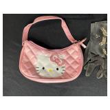 Vintage Purse and Accessories Collection with Hello Kitty Bag