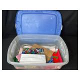 Large Bin of Assorted Gift Bags and Tissue Paper