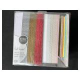 Lot of Assorted Blank Note Cards and Stationery in Storage Bin