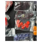 Collection of Jewelry Making Supplies with Cords, Beads, Clasps, and Findings
