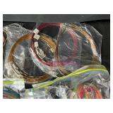 Bulk Lot of Assorted Necklace Cords, Choker Wires, and Jewelry Making Strings