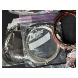 Bulk Lot of Assorted Necklace Cords, Choker Wires, and Jewelry Making Strings