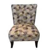 U - Pair of H. M. Richards Patterned Accent Chairs