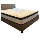 U - Queen Bed frame with Tufted Headboard