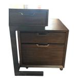 ML - Aspenhome Desk with Two File Cabinets