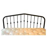 LL  - Queen Size Metal Bed Frame with Headboard and Footboard