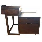 U - Aspenhome Desk with File Cabinet