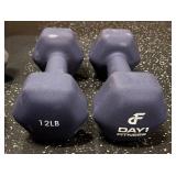 LL  -  8 lb, 10 lb and 12 lb Hand Weights