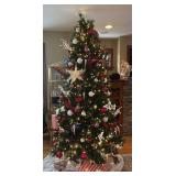 ML - 9 Foot Balsam Hill Pre-Lit Christmas Tree with Adjustable Light Color