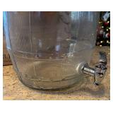 LR - Nostalgia Glass Barrel Beverage Dispenser 3.16 Gallons