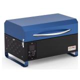 Onlyfire - BBQ Wood Pellet Grill Smoker with Digital Control LED Screen Meat Probe 2 Tiers Cooking Area