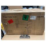 Onlyfire - BBQ Wood Pellet Grill Smoker with Digital Control LED Screen Meat Probe 2 Tiers Cooking Area