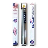 EZ POLE - 21 Ft DEFENDER (NO ROPE) FLAGPOLE - Made in the USA