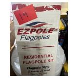 EZ POLE - 21 Ft DEFENDER (NO ROPE) FLAGPOLE - Made in the USA